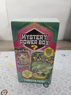 Pokemon Mystery Power Box Walmart MJHoldings 2022 Sealed 1:10 5 Packs Vtg Chase - Image 1