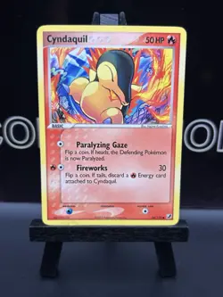 Pokemon TCG Cyndaquil EX Unseen Forces 54/115 Regular Common NM - Image 2
