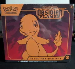 Pokemon TCG: ​Scarlet & Violet Obsidian Flames Factory Sealed Elite Trainer Box - Image 1