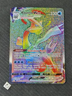 Kyurem VMAX 197/196 - Lost Origin Full Art Rainbow Secret Rare Pokemon NM - Image 1