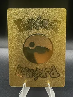 Pokemon Gold Foil Fan Art Toon Charizard & Blastoise & Venusaur Gx - Image 2