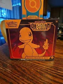Pokemon: Scarlet & Violet 3: Obsidian Flames Elite Trainer Box - 9 Packs 820650853913 - Image 1