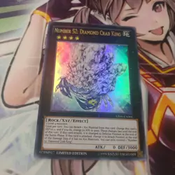 1X NUMBER 52: DIAMOND CRAB KING YZ06-EN001 ULTRA LIMITED NEAR MINT YUGIOH - Image 1