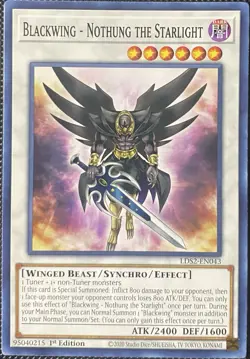 Blackwing - Nothung the Starlight LDS2-EN043 Legendary Duelists: Season 2 Yugioh - Image 1