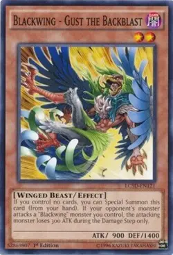 Blackwing - Gust the Backblast LC5D-EN121 1st Edition -LP- Yu-Gi-Oh! DNA GAMES - Image 1
