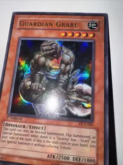 Yugioh Guardian Grarl DCR-007 Ultra Rare LP OG Print - Image 4