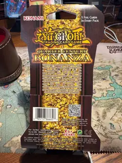 1st Edition English Yu-Gi-Oh Quarter Century BONANZA Blister - Image 2