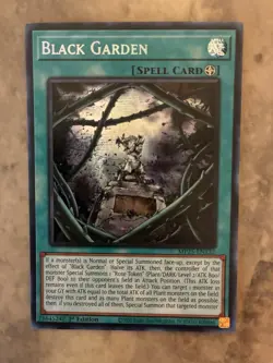 Yugioh! TCG - Black Garden - Prismatic Secret Rare - 2025 Mega-Pack - MP25-EN132 - Image 1
