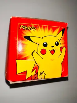 VTG 1999 23K Gold MIB Pikachu #25 Pokemon trading card Burger King LMTD ED COA - Image 2