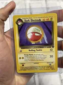 Pokemon TCG Dark Electode Card #34/82 Team Rocket NM Near Mint Vintage Vtg WOTC - Image 1