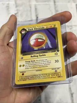 Pokemon TCG Dark Electode Card #34/82 Team Rocket NM Near Mint Vintage Vtg WOTC - Image 2