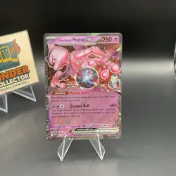 Pokemon TCG Team Rockets Mewtwo EX 205 Black Star Promo Card Near Mint - Image 1
