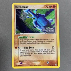 Heracross 43/109 EX Team Rocket Returns REVERSE HOLO Uncommon Pokemon Card LP - Image 1