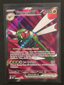 Pokemon TCG Yanmega EX Card 206/182 Destined Rivals Secret Rare Full Art NM - Image 1