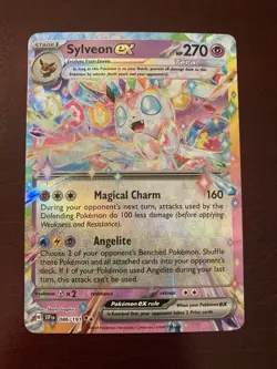 Sylveon EX 086/191 Surging Sparks Double Rare Holo Pokemon TCG Card NM/M - Image 1