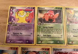 Vintage Pokemon Card Lot EX FireRed & LeafGreen 11 Cards - Holo Jigglypuff (P28) - Image 2