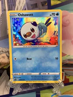 Oshawott SWSH222 Black Star Promo Holo Rare Pokemon Card TCG - LP / NM 🔥🔥🔥 - Image 1