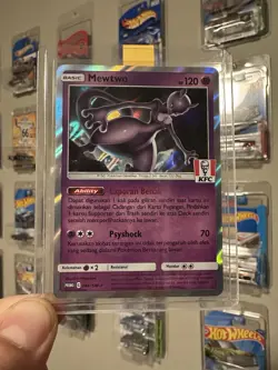 Mewtwo KFC Promo 184/SM-P Indonesian Exclusive Pokemon Card Near Mint - Image 1