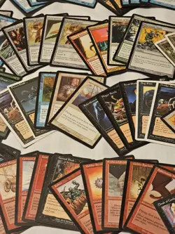 Vintage Magic The Gathering Card Lot With Deck Case! Mixed Lot Of Vintage MTG! - Image 4