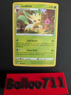 Leafeon - SWSH191 - Pokemon Sword & Shield Promo Ultra Rare Holo Card VLP - Image 1