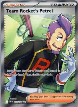Pokemon Card Team Rocket's Petrel 226/182 Destined Rivals - Near Mint - Image 1