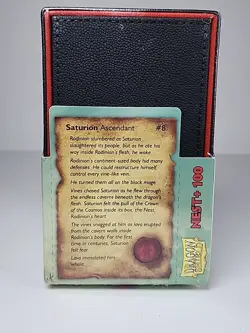 Dragon Shield Nest Plus 100 Black Blue Card Storage Box dice compartment case - Image 3