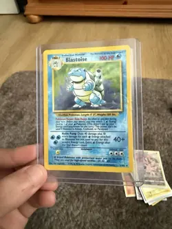 1999 Pokemon TCG Blastoise Base Set Holo Rare Card 2/102 HP Ungraded - Image 1
