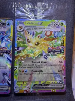 Lot Of 3 Sealed Prismatic Evolutions Surprise Box Stamped Promo Cards - Image 4