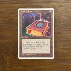 Book of Rass LP 1995 Magic the Gathering Card - Image 1