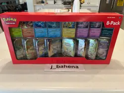 Pokemon TCG Prismatic Evolutions 8 MiniTins w Promo Cards G2U - Image 1