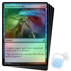 FOIL DISDAINFUL STROKE X4 Khans Of Tarkir KTK Magic MTG MINT CARD - Image 1