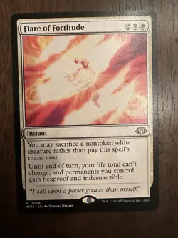 Flare of Fortitude : MTG / Modern Horizons 3 #00026 / NM - Image 1