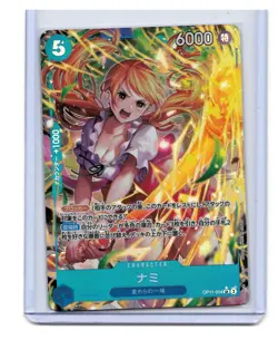 Nami (Alt Art) OP11-054 SR A Fist of Divine Speed - ONE PIECE Card Game Japanese - Image 1