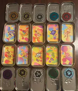 EMPTY Pokemon 151 FULL Mini Tin SET w/ coin & art card - NO BOOSTER PACKS - Image 2
