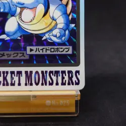 Pokemon Card Blastoise Bandai Carddass File No.009 Prism Holo Japanese TCG - Image 5