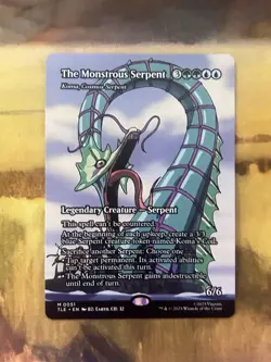 x1 The Monstrous Serpent - Koma, Cosmos Serpent M MTG Avatar: The Last Airbender - Image 1