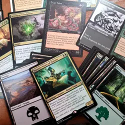 Whole COMMANDER Magic Deck MTG -***POISON infect Toxic*** GREEN and BLACK Budget - Image 1