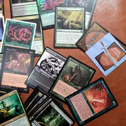 Whole COMMANDER Magic Deck MTG -***POISON infect Toxic*** GREEN and BLACK Budget - Image 4