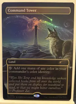 ?? Command Tower RAINBOW ?? FOIL Magic The Gathering Avatar Secret Lair ?? - Image 1