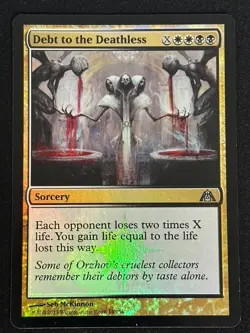 1x MTG Debt to the Deathless (Foil) - Dragon's Maze (DGM) #64 - Magic - Image 1