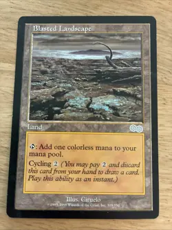 Blasted Landscape Urza's Saga Regular - Image 1