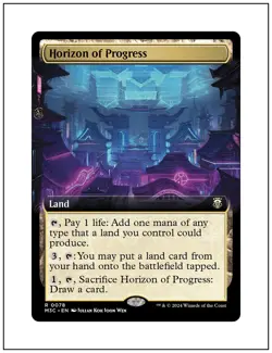 1x Horizon of Progress, Extended Art, Magic the Gathering MTG NM - Image 1
