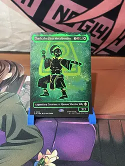 Toph, the First Metalbender (Borderless NEON INK FOIL) Avatar: TLA #362 (MTG NM) - Image 1