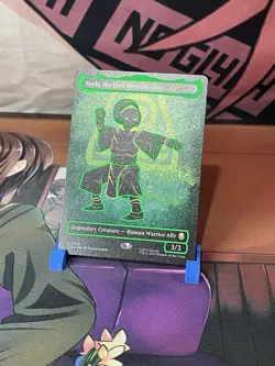 Toph, the First Metalbender (Borderless NEON INK FOIL) Avatar: TLA #362 (MTG NM) - Image 2
