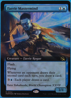 Faerie Mastermind (Extended Art) FOIL March of the Machine NM (508098) ABUGames - Image 1