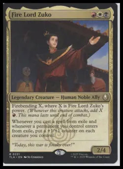 ?? MTG Fire Lord Zuko - Avatar: The Last Airbender Rare 221 - Image 1