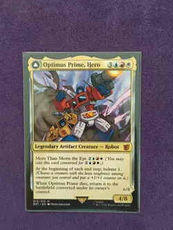 MTG Magic the Gathering Optimus Prime, Hero (13/60) Transformers - Image 1