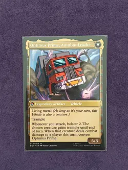 MTG Magic the Gathering Optimus Prime, Hero (13/60) Transformers - Image 2