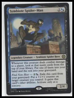 MTG Symbiote Spider-Man Regular Rare Marvel Spider-Man 2025 - Image 1