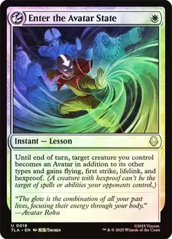 Foil Enter the Avatar State [Avatar: The Last Airbender] MTG - Image 1